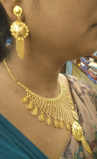 Unique Gold Plated necklace