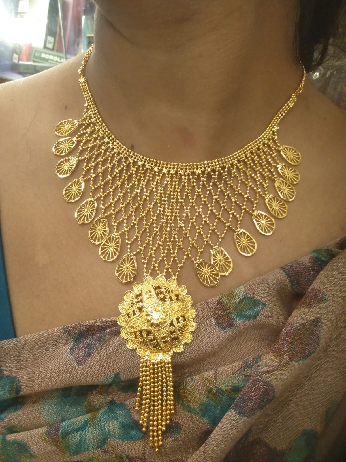 Unique Gold Plated necklace